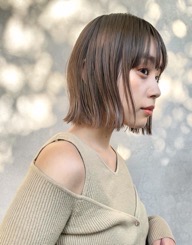 切りっぱなしボブ